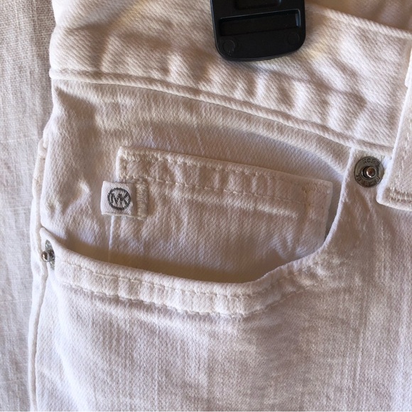 Micheal Kors white skinny jeans low rise stretch size 6 - Picture 4 of 8